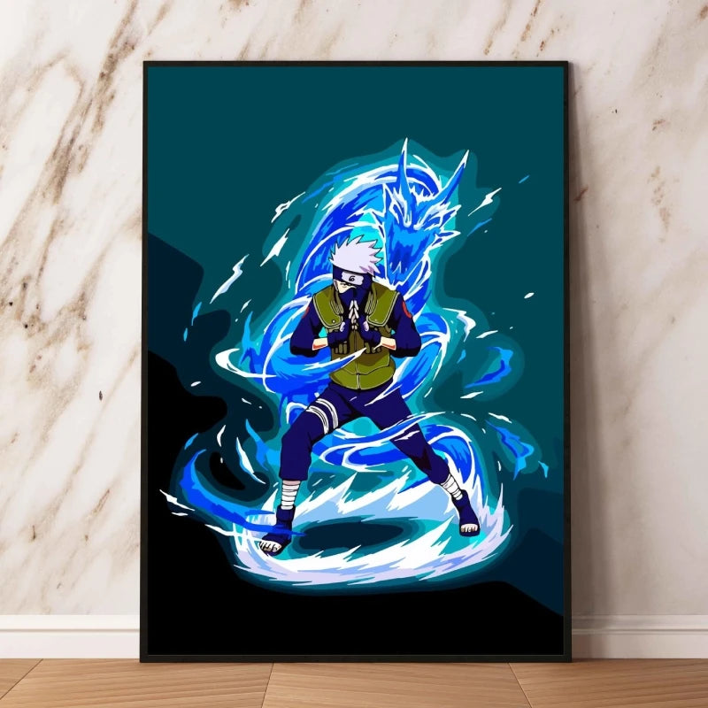 Print On Canvas Naruto High Quality Art Wall Decor Gifts Children's Bedroom Decor Modular Prints Poster Home Hanging