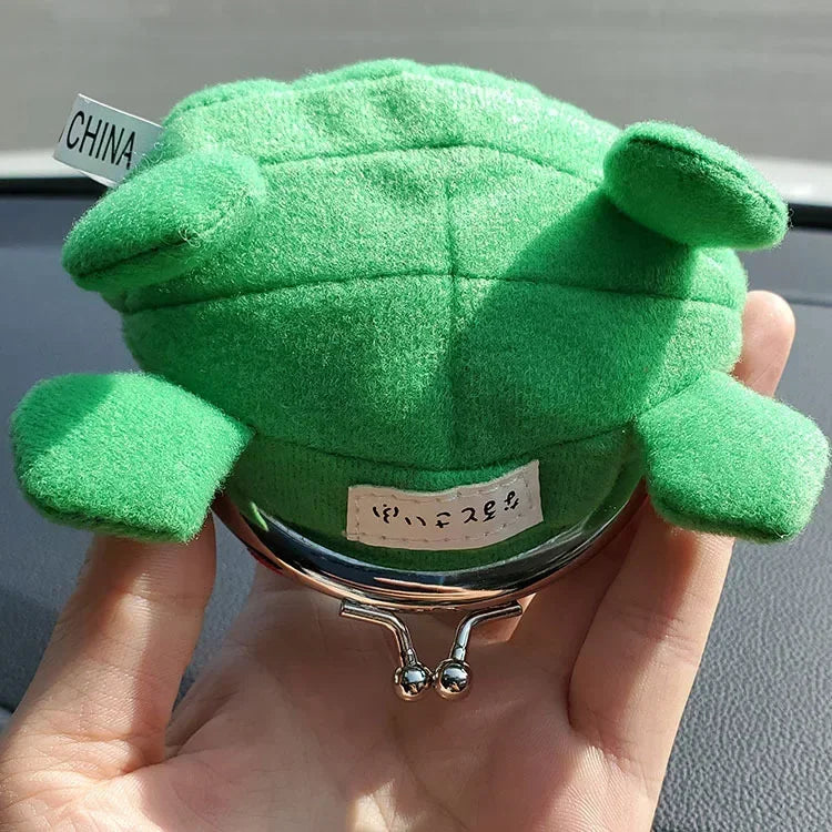 Bandai Anime Frog Wallet Coin Purse Key Chain Cute Novelty Adorable Cartoon Cosplay Figure Bag Accessories Gifts