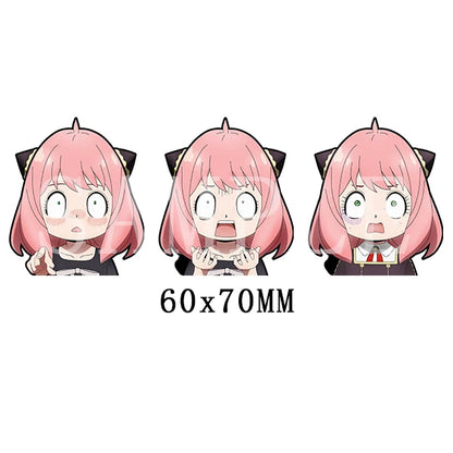 1 Piece Anime Naruto Dragon Ball Z Goku/Vegeta Magic Motion Small Stickers Waterproof Decals for Phone,cup,laptop Etcs Toy Gifts