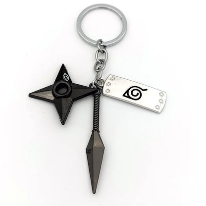 New Pendant Keychains Uzumaki Naruto Anime Figures Accessories Akatsuki Itachi Manga Men Key Chain Fans Gift Kids Toys Keyrings
