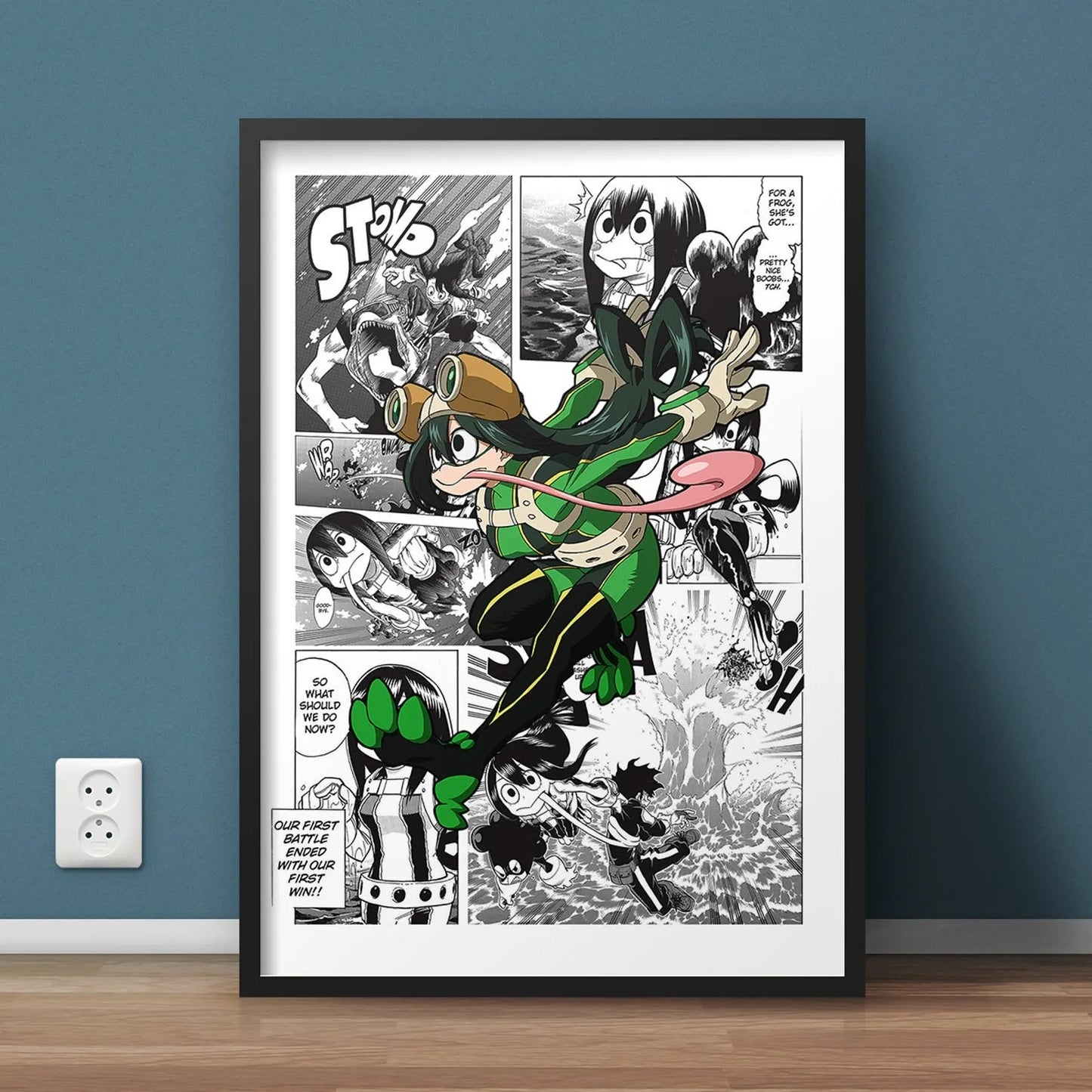 My Hero Academia Canvas Poster  Anime Wall Art for Living  Kids Room Decor