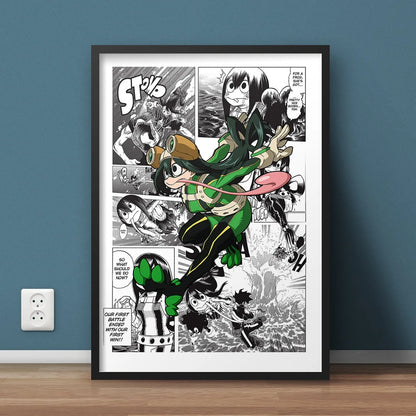 My Hero Academia Canvas Poster  Anime Wall Art for Living  Kids Room Decor