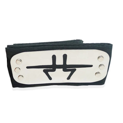 Anime Figures Headbands Guard Ninja Accessories Uzumaki Hatake Kakashi Head Belt Cosplay Props Kids Toys Cool Gift