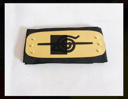 Anime Figures Headbands Guard Ninja Accessories Uzumaki Hatake Kakashi Head Belt Cosplay Props Kids Toys Cool Gift