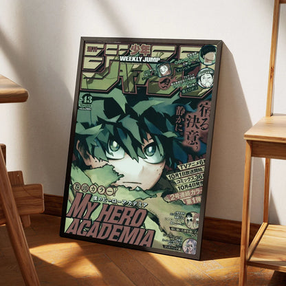 My Hero Academia Poster Home Living Room Bedroom Bar Cafe Art Decor