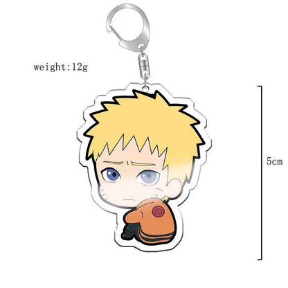 Anime Ninja Uzumaki Hatake Kakashi Uchiha Itachi Jiraiya  Acrylic Keychain Women Jewelry Gift Figures Toys