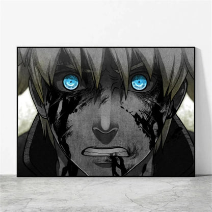 Print On Canvas Naruto High Quality Art Wall Decor Gifts Children's Bedroom Decor Modular Prints Poster Home Hanging