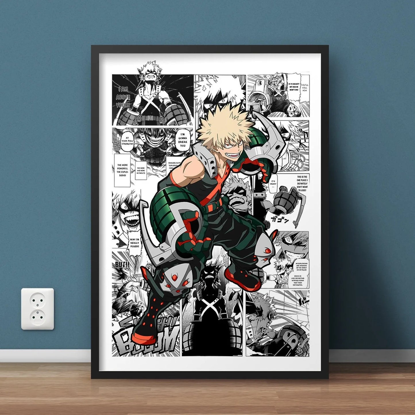 My Hero Academia Canvas Poster  Anime Wall Art for Living  Kids Room Decor