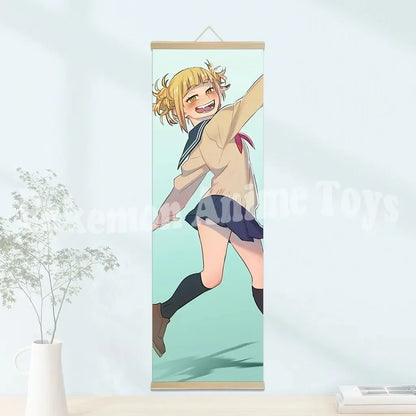 My Hero Academia Poster: Hanging Scroll, HD Quality Wall Art, Retro Posters for Home Room Wall Decoration