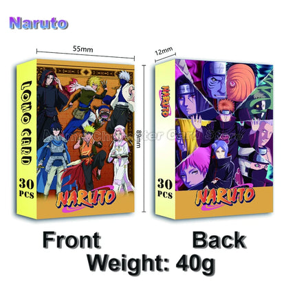 LOMO Card 30Pcs/Set Anime Sailor Moon One Piece Naruto JOJO SAO Cards Photocards Hobby Game Collection Toys For Children Gifts