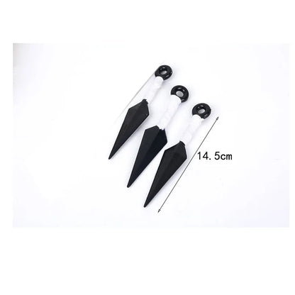 Anime Akatsuki Hatake Kakashi Shuriken Uchiha Itachi Cosplay Accessories Props Plastic Collection Toys Halloween Gifts