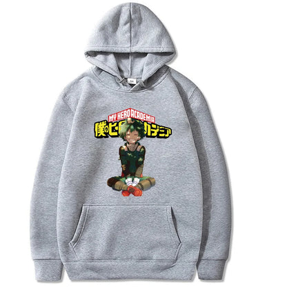 My Hero Academia Hoodies Graphic Fashion Sweatshirt Hip Hop Casual Unisex Autumn Winter Harajuku Fleece Streetwear Tops