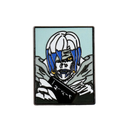 Death Note L Eating Cake Rem Enamel Pin Creativity Anime Character Light Yagami Kira Symbol Brooch Cute Peripheral Accessories
