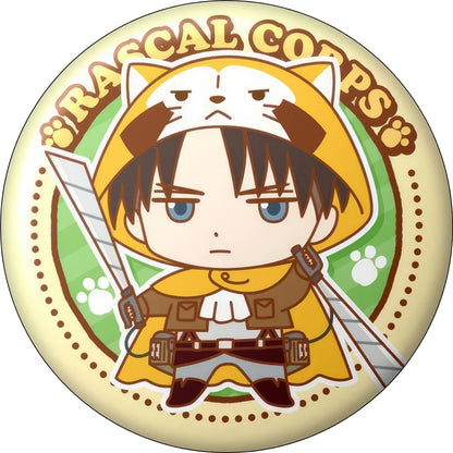 Attack on Titan Q-Version Anime Badge Handmade Cartoon Brooches Eren Jaeger Armin Arlert Lapel Pins Backpack Hat Decorations