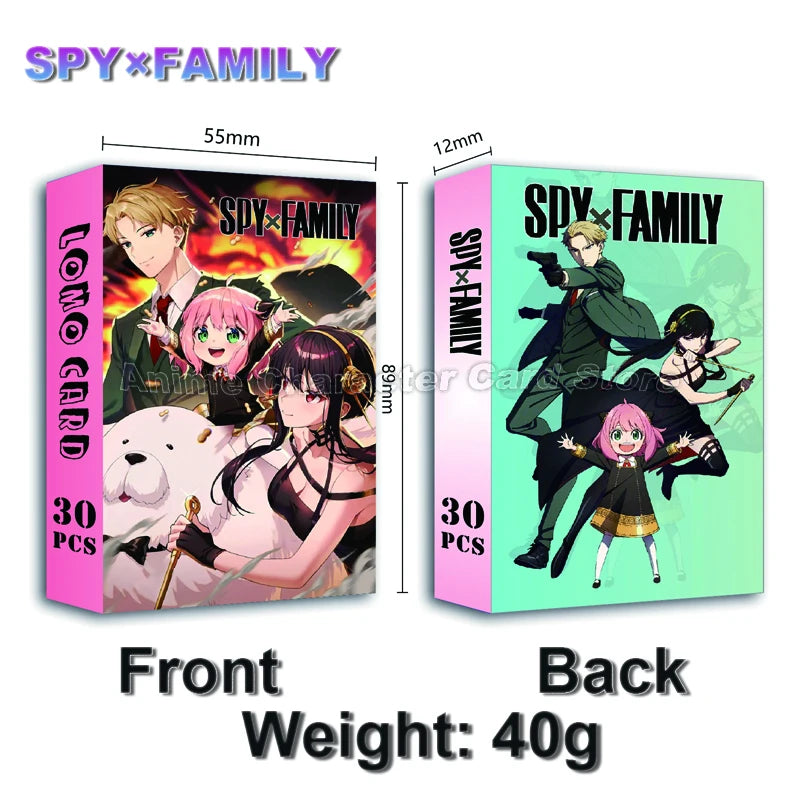 LOMO Card 30Pcs/Set Anime Sailor Moon One Piece Naruto JOJO SAO Cards Photocards Hobby Game Collection Toys For Children Gifts