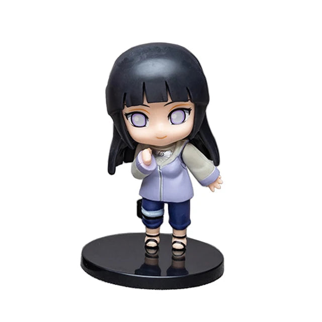 6 styles 9cm Anime Naruto Figures PVC Q Version Doll Gaara Kakashi  Figure Room Decoration Anime Figure