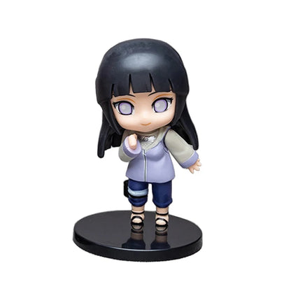 6 styles 9cm Anime Naruto Figures PVC Q Version Doll Gaara Kakashi  Figure Room Decoration Anime Figure