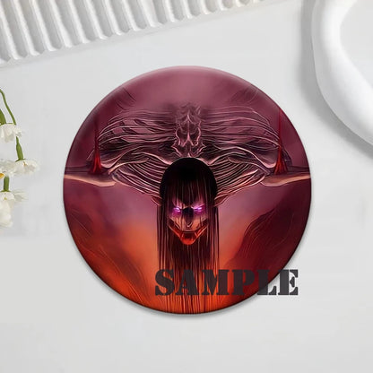 Anime Attack on Titan Brooches Exquisite Badge Eren Jäger Mikasa Ackerman Armin Arlert Levi Rivaille Rival Ackerman Cartoon Pins