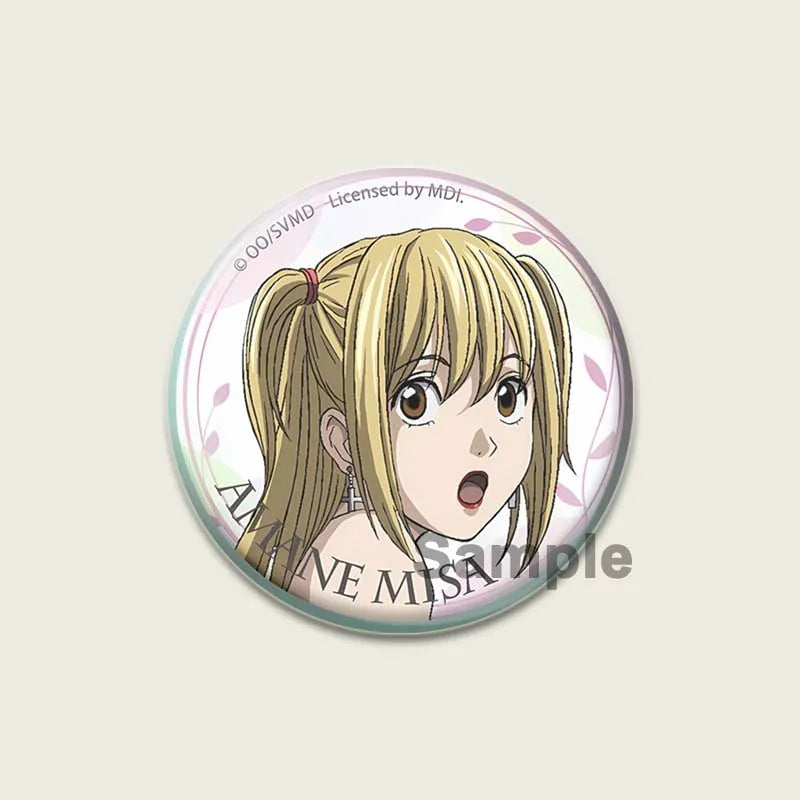 Death Note HD Print Anime Pins Handmade Round Brooches L Killer Yagami Light Cosplay Badge Backpacks Jewelry Gifts Accessory