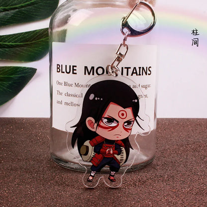 Anime Tobi Uchiha Obito Itachi Madara Uzumaki Hatake Kakashi Hyuga Hinata Deidara Acrylic Keychains Pendants Figure Toys Gifts