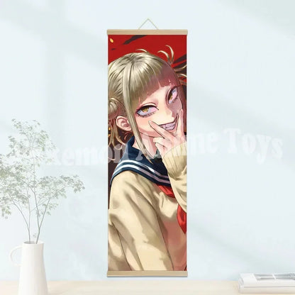 My Hero Academia Poster: Hanging Scroll, HD Quality Wall Art, Retro Posters for Home Room Wall Decoration