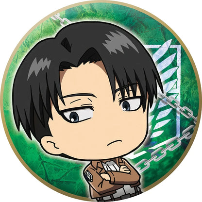 Attack on Titan Q-Version Anime Badge Handmade Cartoon Brooches Eren Jaeger Armin Arlert Lapel Pins Backpack Hat Decorations