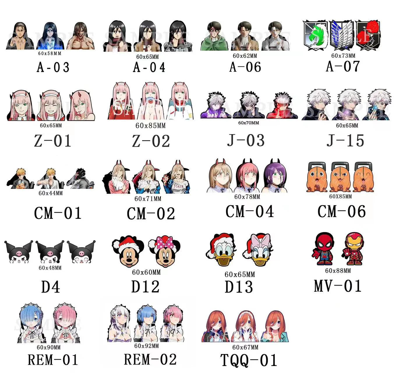 1 Piece Anime Naruto Dragon Ball Z Goku/Vegeta Magic Motion Small Stickers Waterproof Decals for Phone,cup,laptop Etcs Toy Gifts