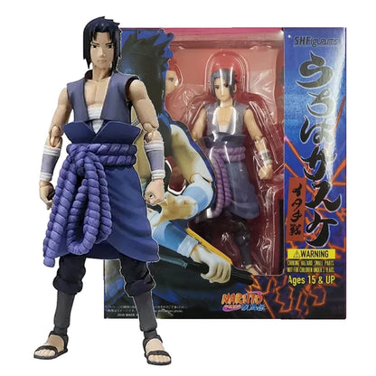 16cm Anime Naruto Shippuden Figures Uchiha Itachi Action Figure PVC Collection Doll Movable Shf Akatsuki Itachi Model Toys Gifts