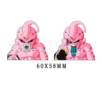 1 Piece Anime Naruto Dragon Ball Z Goku/Vegeta Magic Motion Small Stickers Waterproof Decals for Phone,cup,laptop Etcs Toy Gifts
