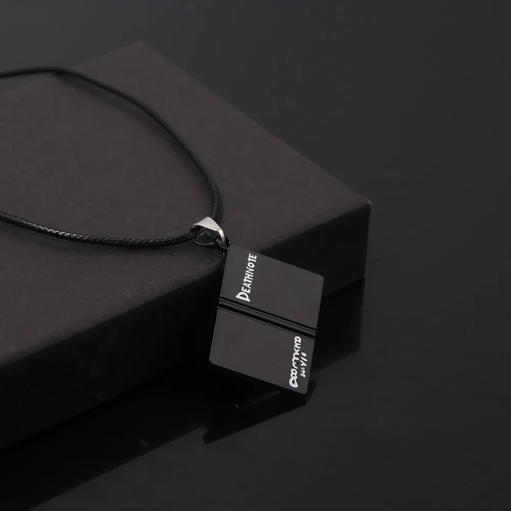 Anime Death Note Keychain Black Notebook  Pendant Key Chain Cospaly Accessories Keyring for Women Men Jewelry Gifts