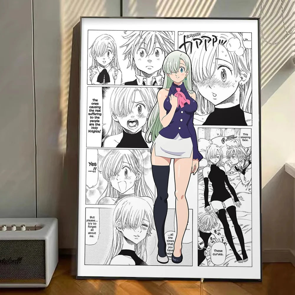 My Hero Academia Anime Poster Stickers Art Wall Murals Decor Game Room Decor Gifts Kawaii HD Painting Cat Cars