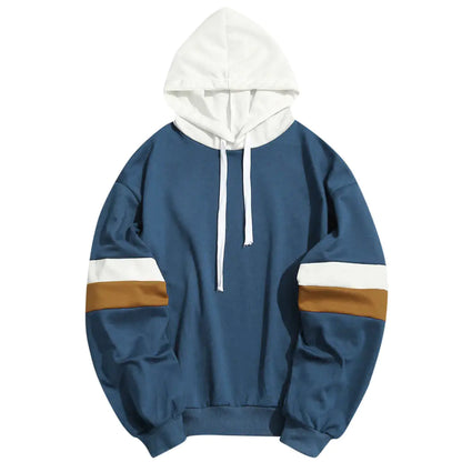 Spliced Double Bar Hoodie