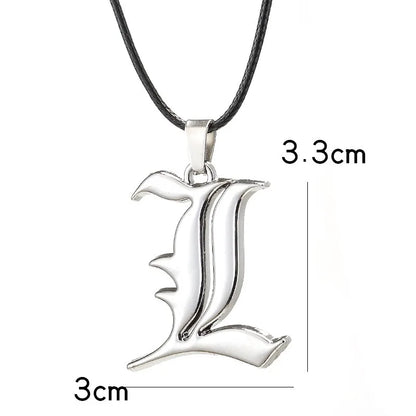 Anime Death Note Necklace Rope Leather Choker Black Notebook Pendant Cospaly Accessories For Women Men Party Jewelry Gifts