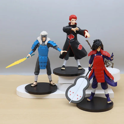 Anime Naruto Itachi Jiraya Anime Action Figure Model Gifts Collectible Figurines for Kids 19CM
