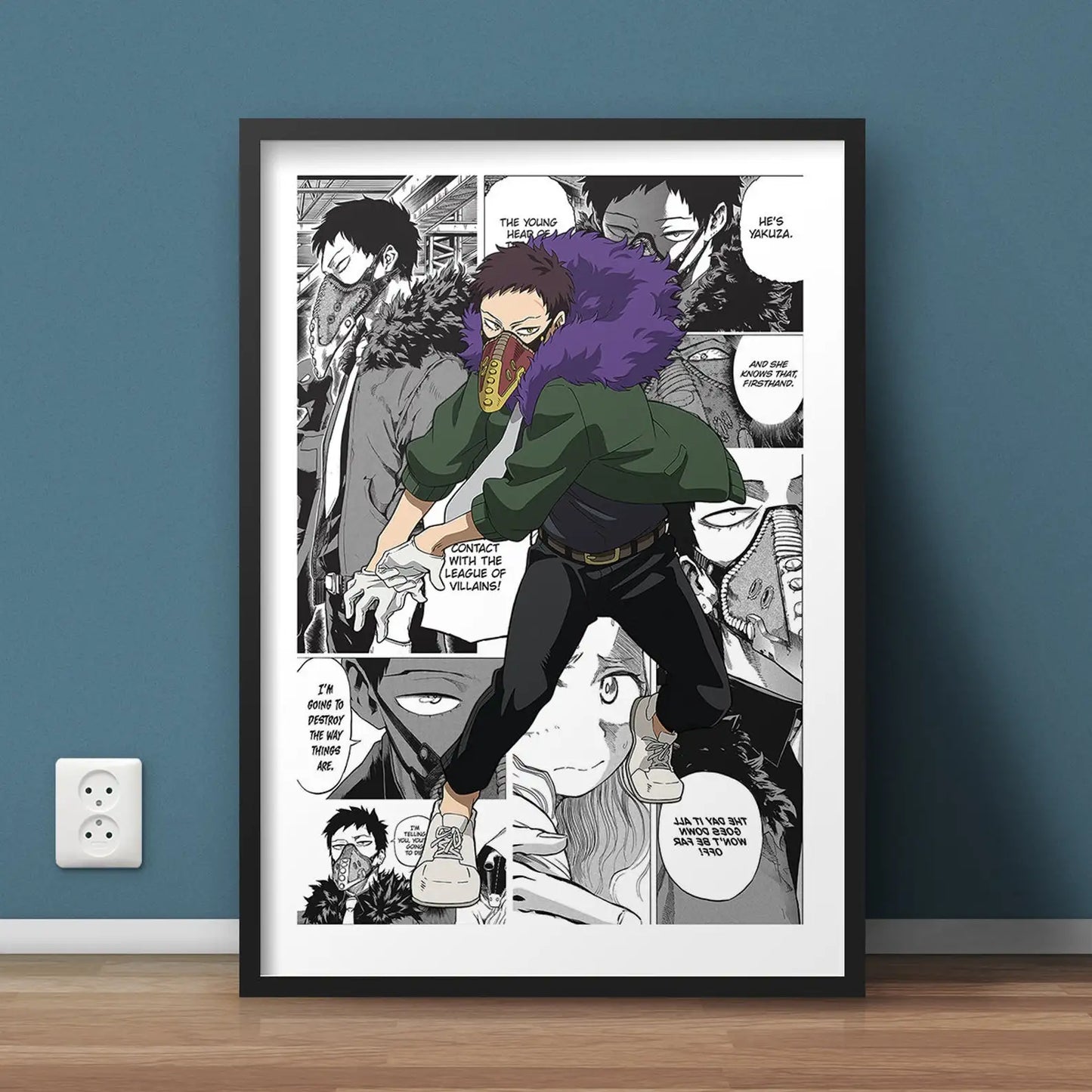 My Hero Academia Canvas Poster  Anime Wall Art for Living  Kids Room Decor