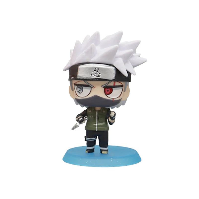 Hot Anime Naruto Action Figure Naruto Sasuke Kakashi Itachi Model Toys Desktop Ornament Decoration Gift Boy Girl Figure Toy