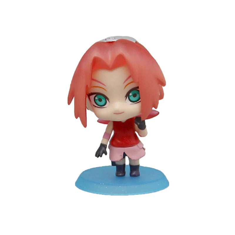 Hot Anime Naruto Action Figure Naruto Sasuke Kakashi Itachi Model Toys Desktop Ornament Decoration Gift Boy Girl Figure Toy