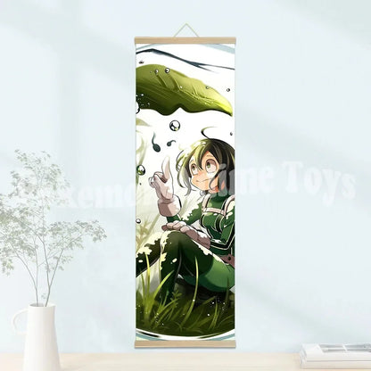 My Hero Academia Poster: Hanging Scroll, HD Quality Wall Art, Retro Posters for Home Room Wall Decoration