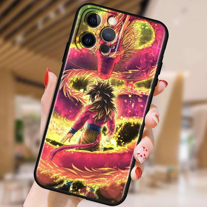 G-Goku D-Dragon Ball Z Art For Apple iPhone 15 14 13 12 Pro Max Mini 11 Pro XS Max X XR 6 7 8 Plus SE 2020 Black Soft Phone Case