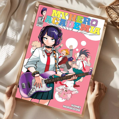 My Hero Academia Poster Home Living Room Bedroom Bar Cafe Art Decor