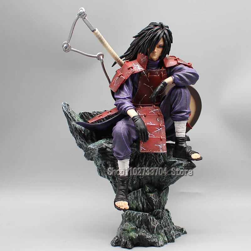 29cm Anime Naruto Figures GK Uchiha Madara Action Figures PVC Collection NARUTO Model Peripheral Toys Desktop Decoration Gifts