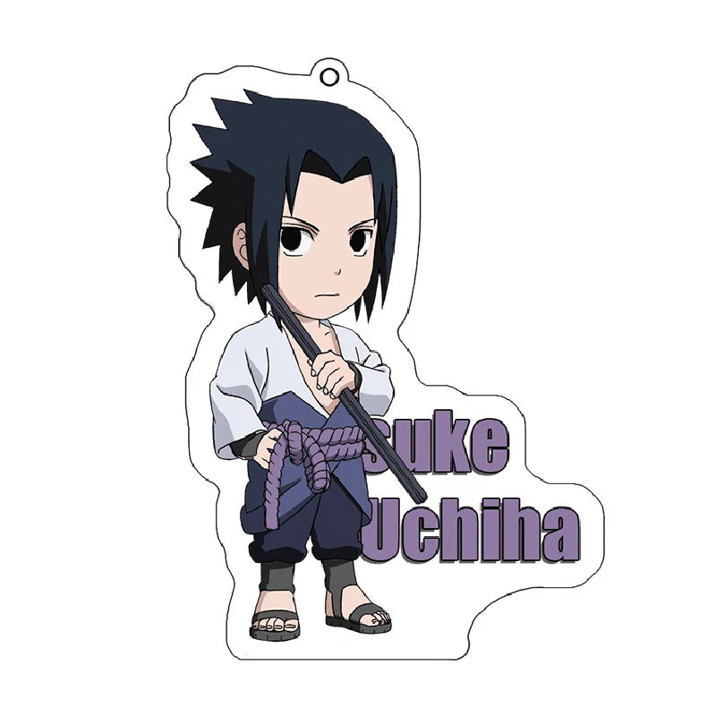 Anime Naruto Akatsuki Uchiha Itachi Acrylic Gift Girl Pendant Jewelry Cute Creative Keychain Fashion Bag Ornaments Key Ring