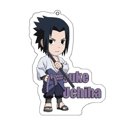 Anime Naruto Akatsuki Uchiha Itachi Acrylic Gift Girl Pendant Jewelry Cute Creative Keychain Fashion Bag Ornaments Key Ring