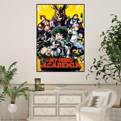 Anime My Hero Academia Poster Prints Wall Sticker Painting Bedroom Living Room Decoration Office Home