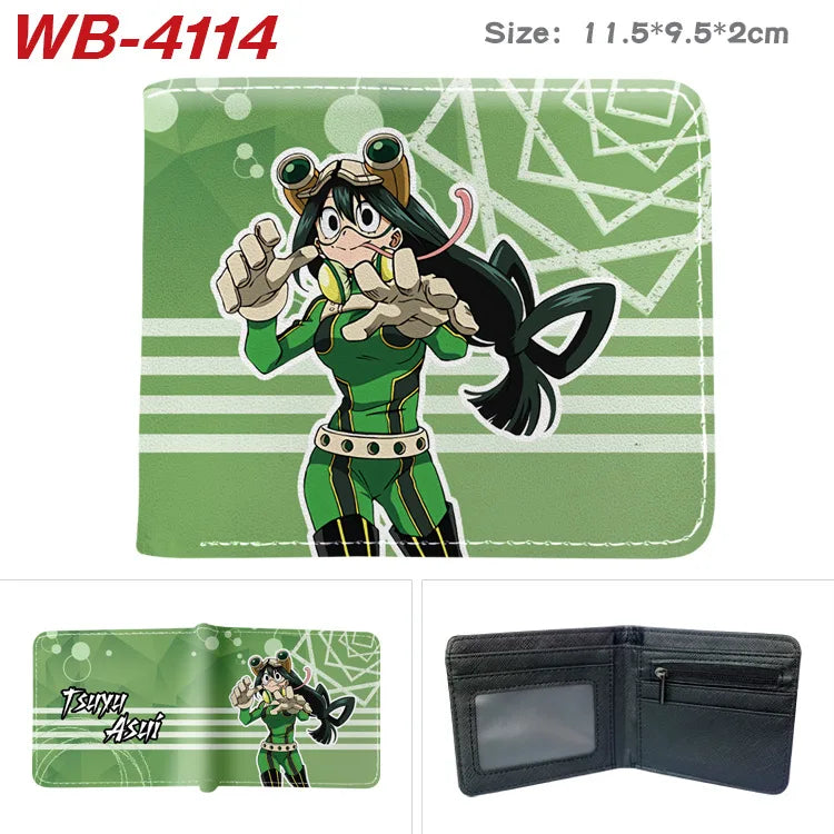 My Hero Academia Cartoon Short Wallet Anime Coin Purse with Card Holder