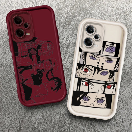 Anime Naruto Fashion Cool Cute Eye Ladder For Xiaomi Redmi Note 13 12 12C 11 11S 10 10C 10A 9C 9A Pro 5G TPU Phone Case