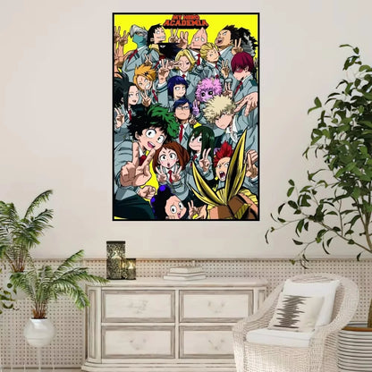 Anime My Hero Academia Poster Prints Wall Sticker Painting Bedroom Living Room Decoration Office Home