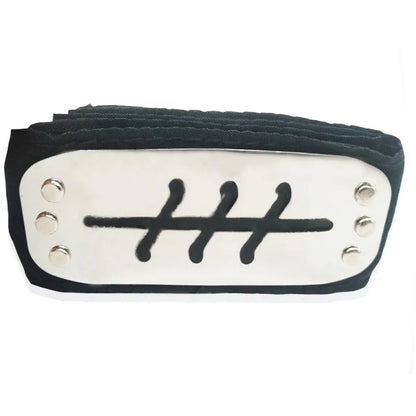 Anime Figures Headbands Guard Ninja Accessories Uzumaki Hatake Kakashi Head Belt Cosplay Props Kids Toys Cool Gift