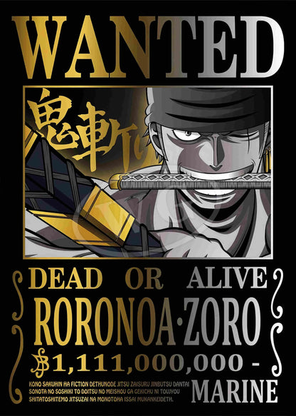 One Piece Pastable Canvas Painting Anime Figure Luffy All Characters WANTED HD Print Picture for Bedroom Wall Decoration Poster