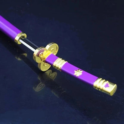 25cm Metal Katana Sword Zoro Sword Samurai Blade Espadas Japan Anime Accessories Toy Weapon Prop Ornament Decor Kid Toy Gifts